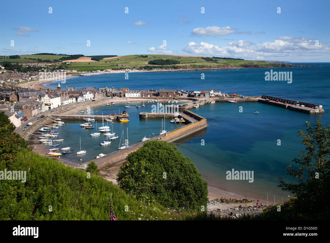 Stonehaven Harbour from Harbour View, Stonehaven, Aberdeenshire