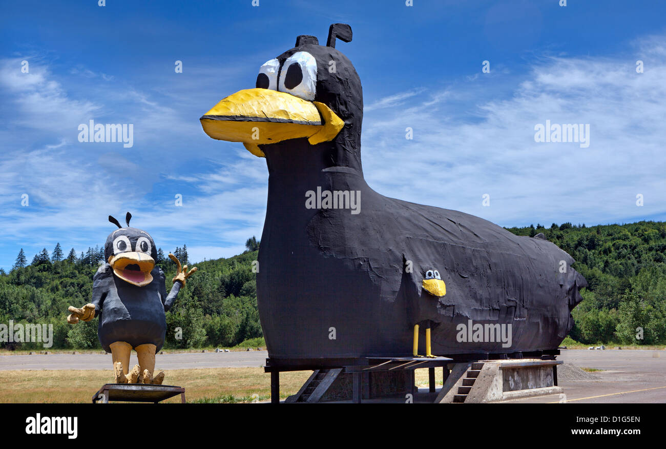 Giant Yarbird in Centralia, Washington, roadside attraction Stock Photo