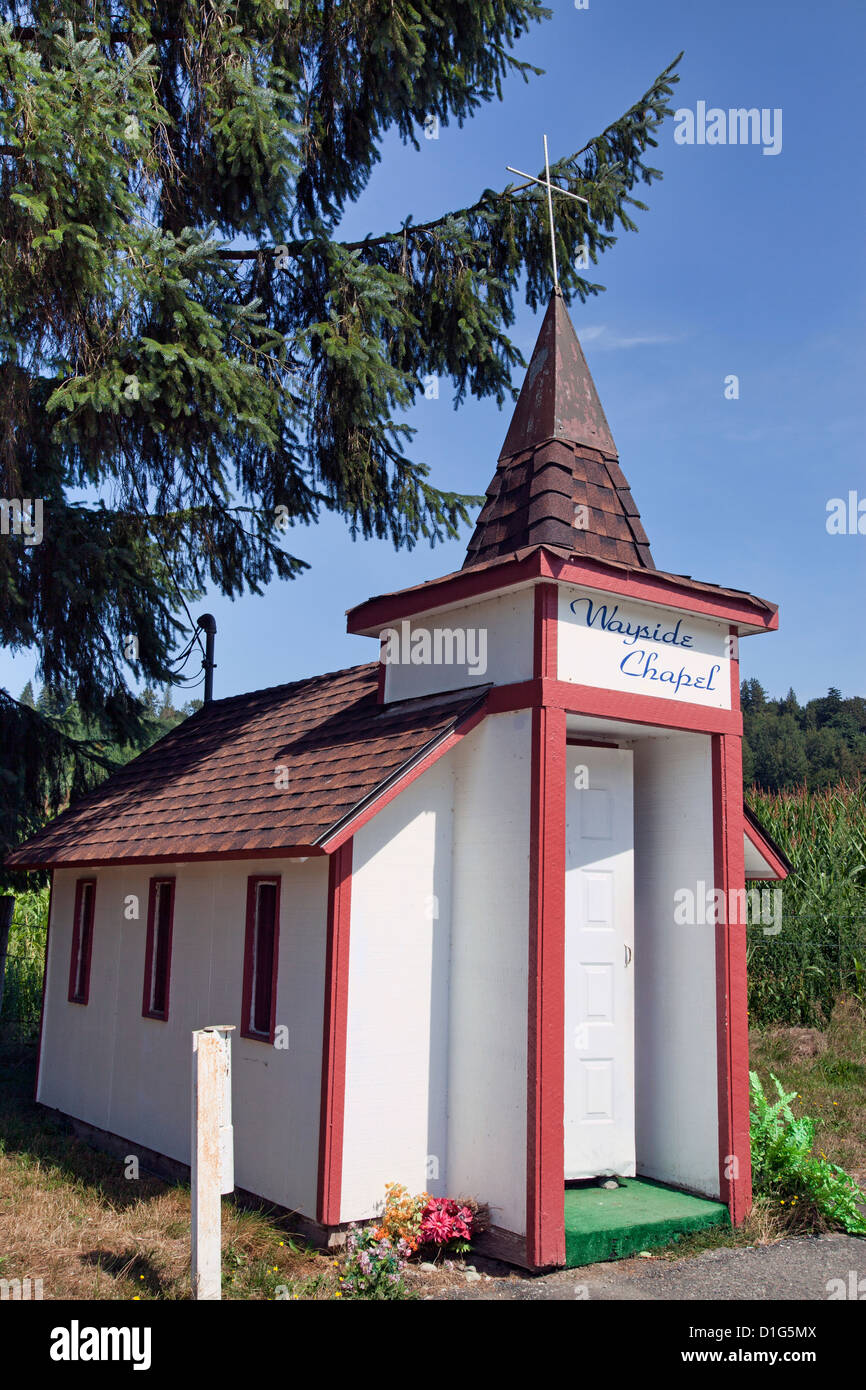 Wayside Chapel Church in Sultan, Washington Stock Photo