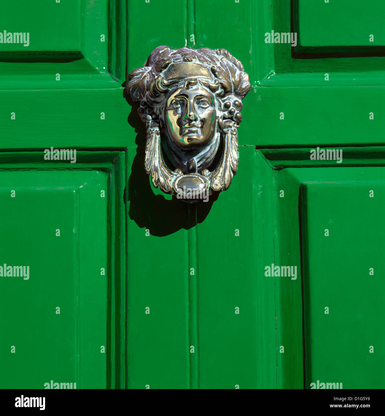 Georgian door, Dublin, County Dublin, Republic of Ireland, Europe Stock Photo