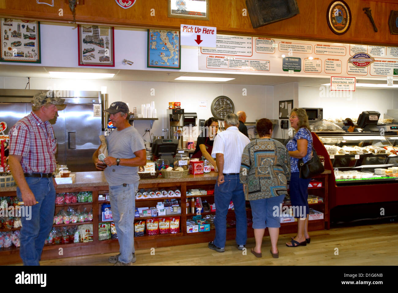 Granzella's restaurant and deli located in Williams, California, USA