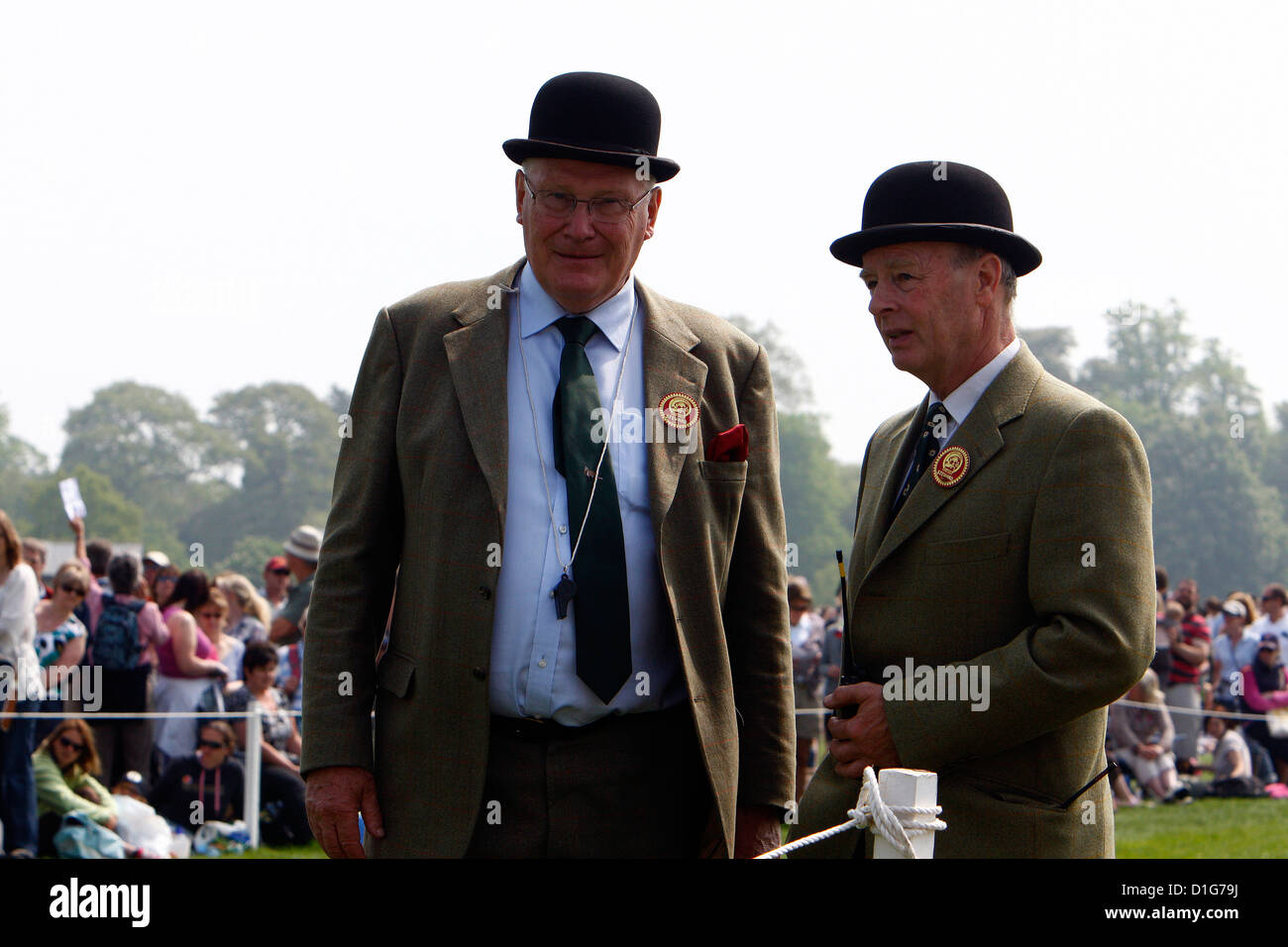 24.04.2011 Judges at Equestrian - Badminton Horse Trials - Cross Country Credit James Galvin / Alamy Stock Photo