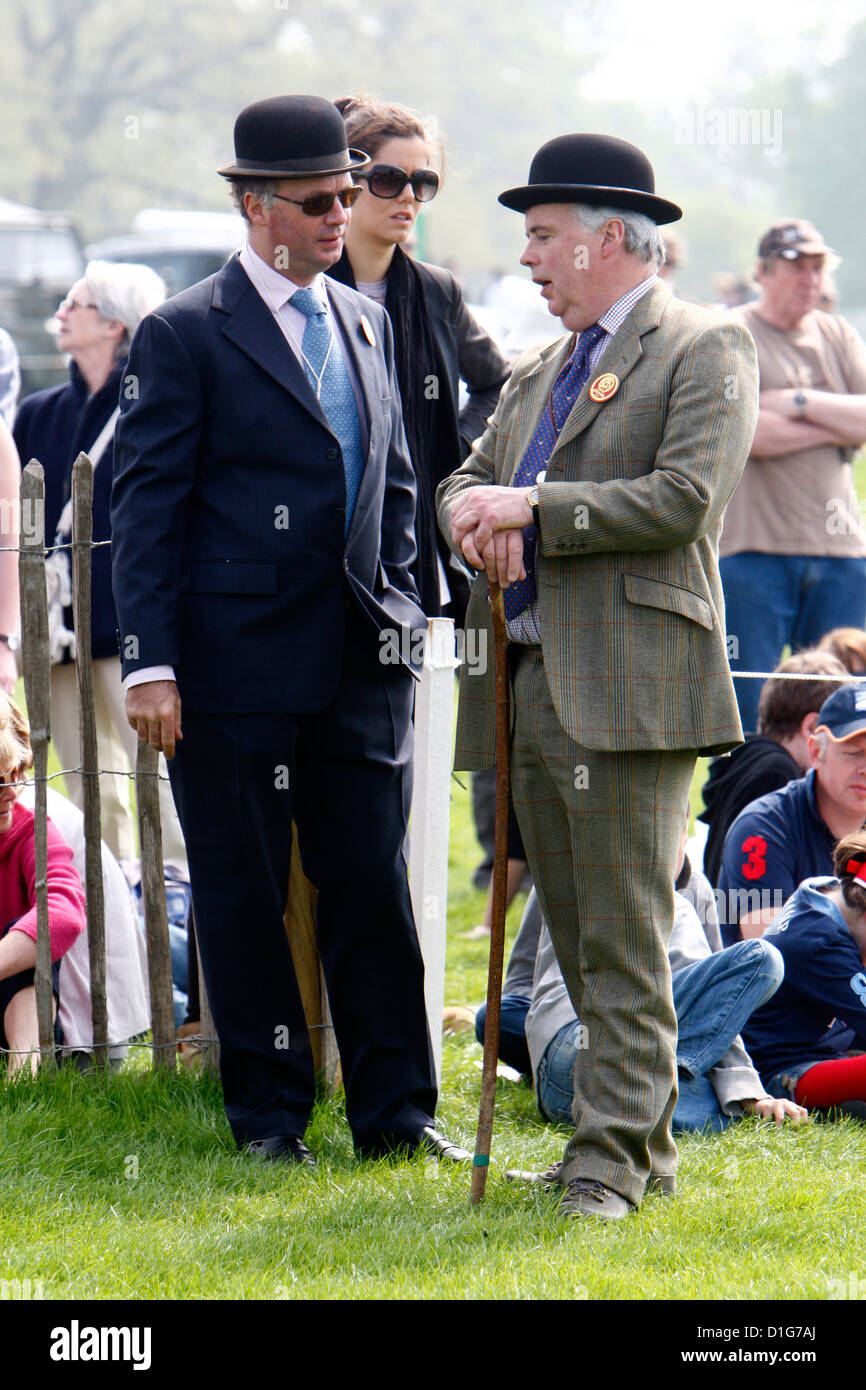 24.04.2011 Judges at Equestrian - Badminton Horse Trials - Cross Country Credit James Galvin / Alamy Stock Photo