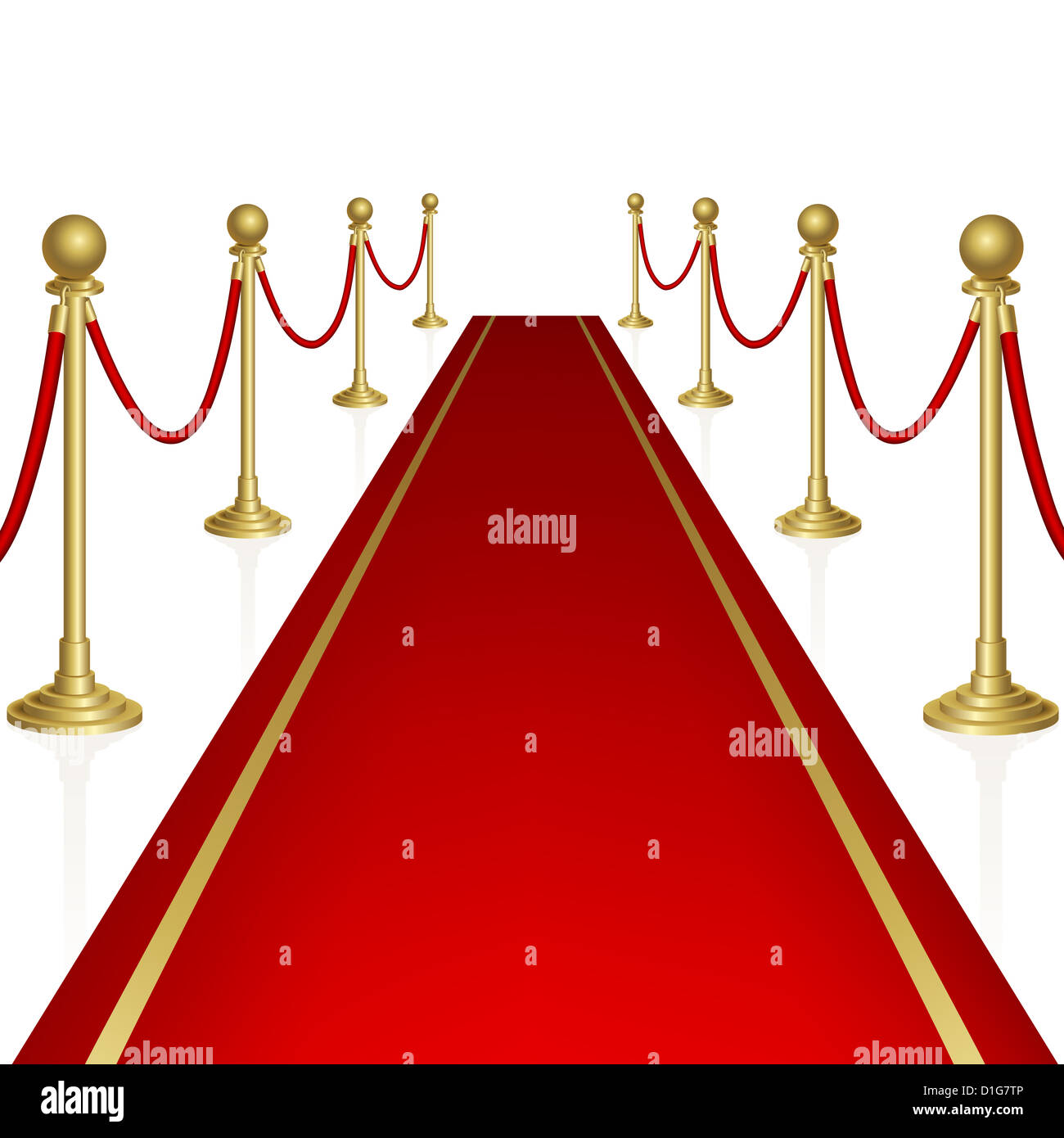 Red carpet with guard Stock Photo Alamy
