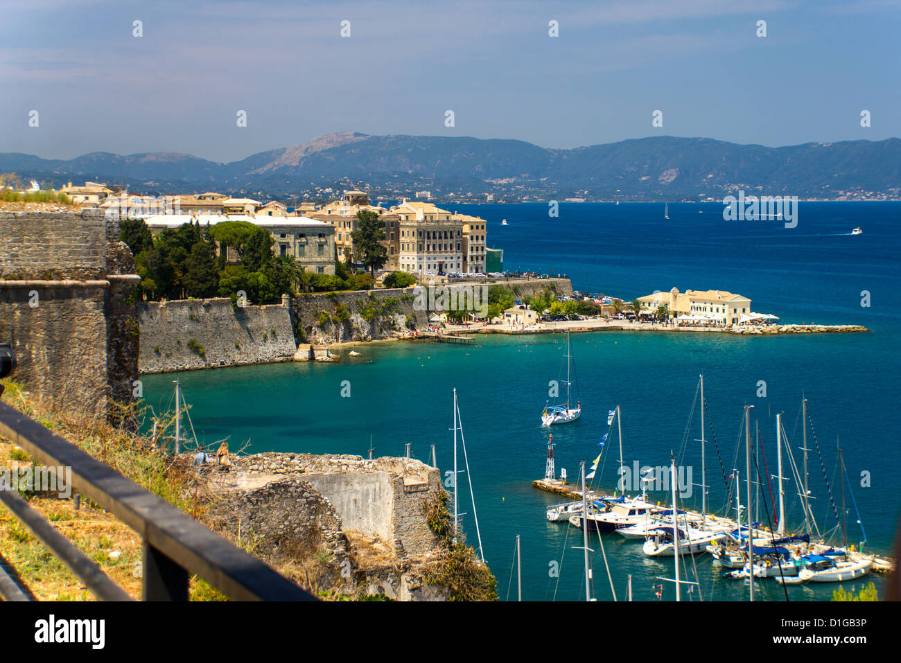 Corfu Panorama Stock Photo