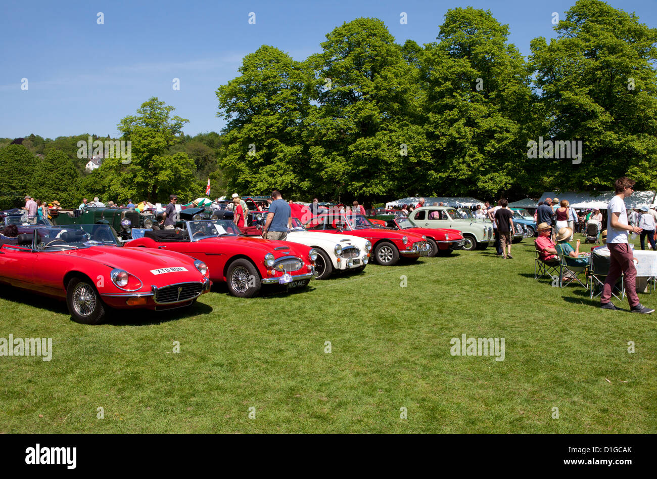 2012 Haslemere Classic Car Show Stock Photo