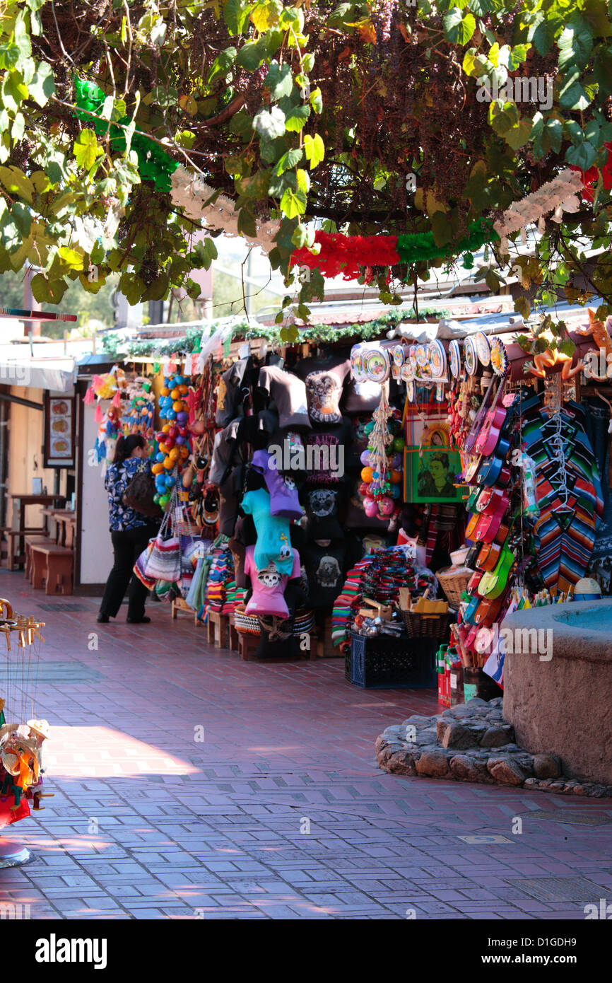 Olvera Street market in Los Angeles, California, USA. Stock Photo