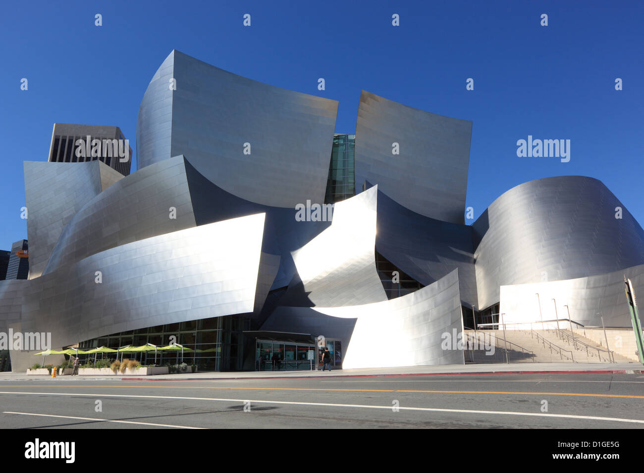 Walt disney concert hall in Los Angeles, California, USA. Stock Photo