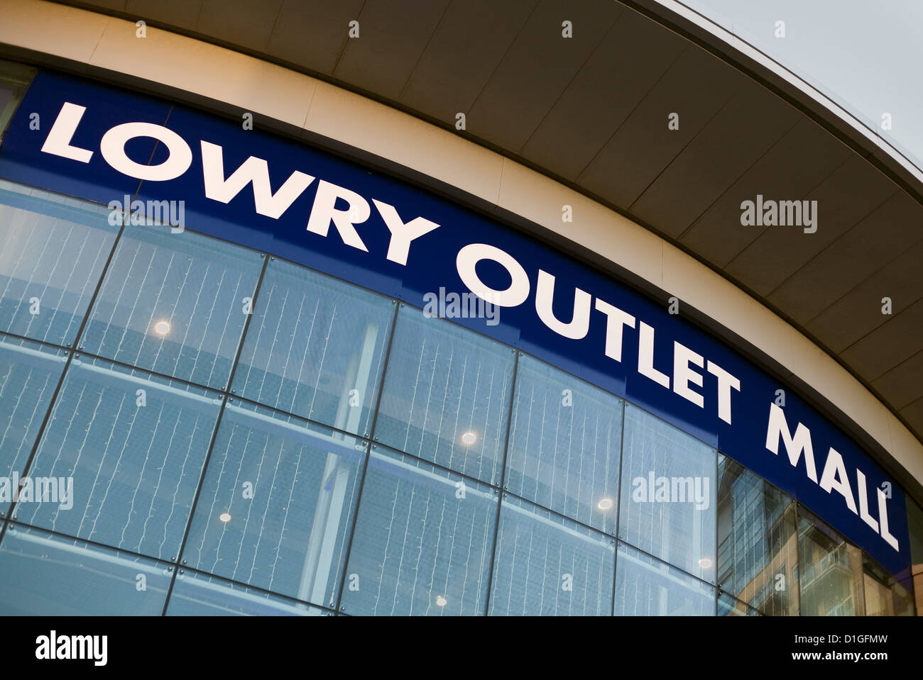 Lowry Outlet Mall Stock Photo