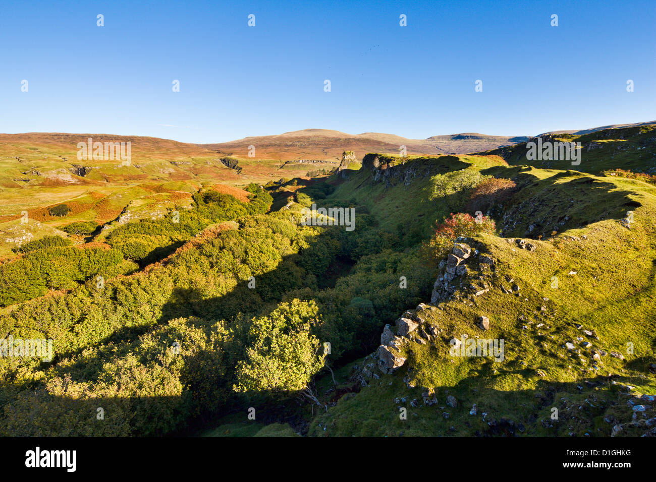 The Fairy (Faerie) Glen near Uig on the Isle of Skye, Inner Hebrides