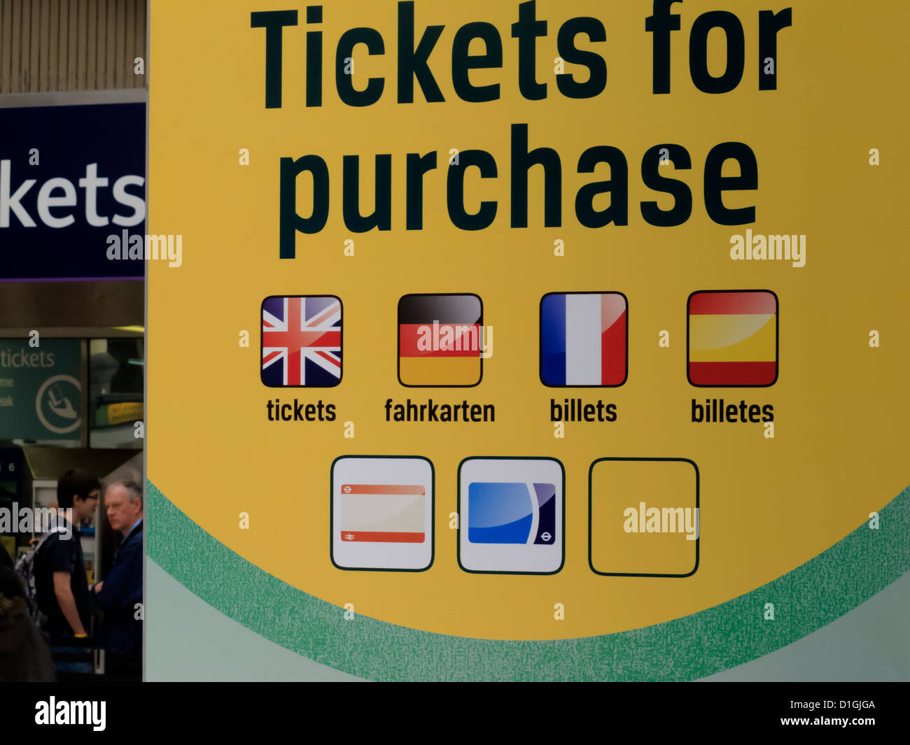 Ticket Machine London England Stock Photo