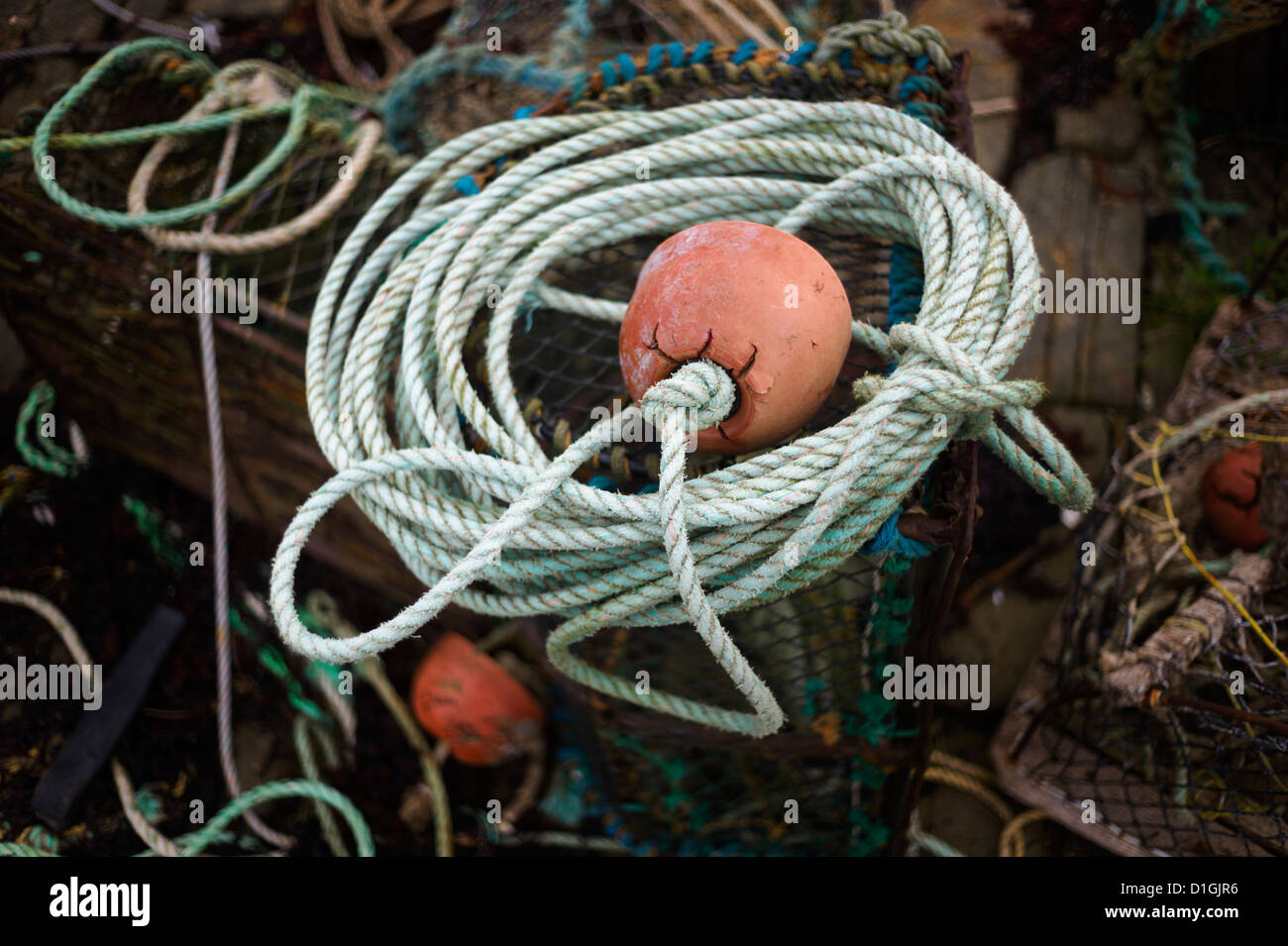 Glass Fishing Buoy stock photo. Image of gear, fisherman - 12421630