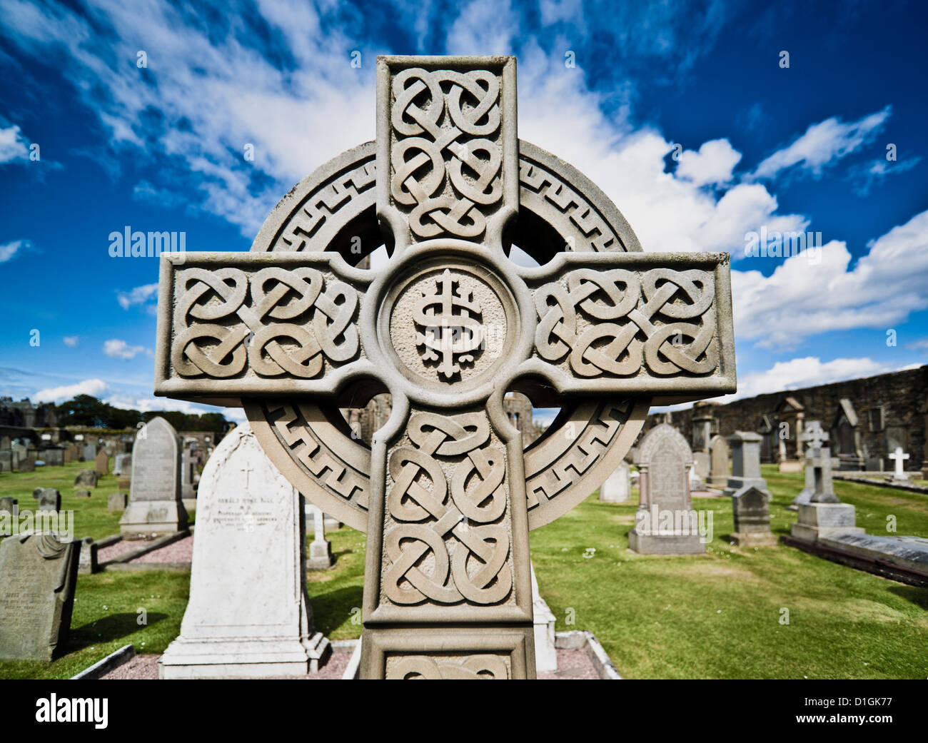 St. Andrews Cathedral grounds, St. Andrews, Fife, Scotland, United
