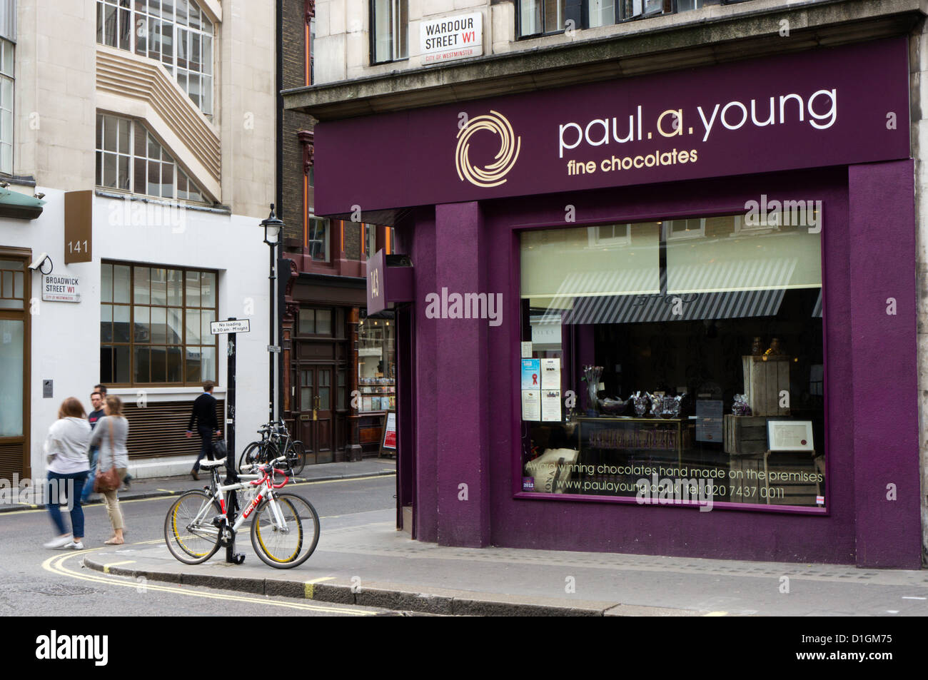 Paul a young soho shop hires stock photography and images Alamy