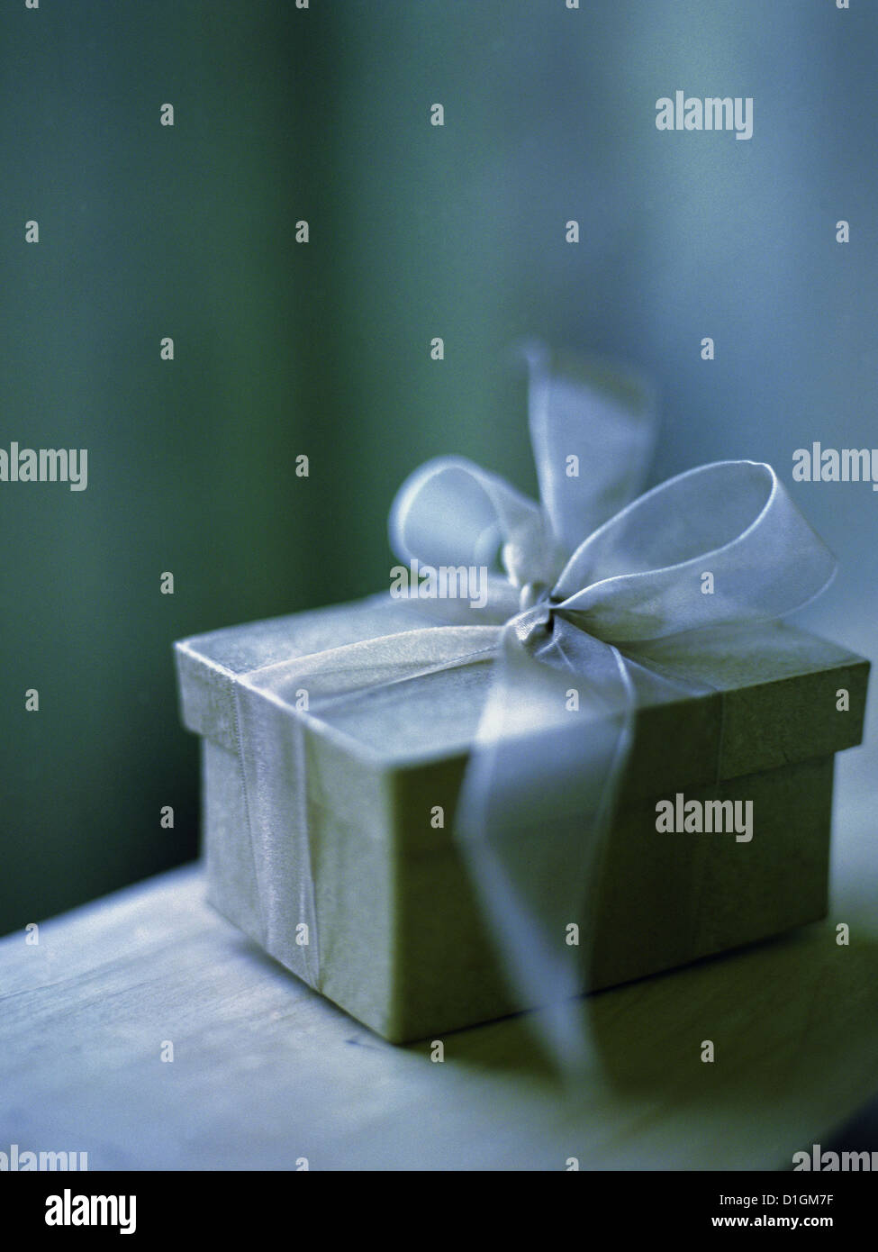 New Year gift package Stock Photo Alamy