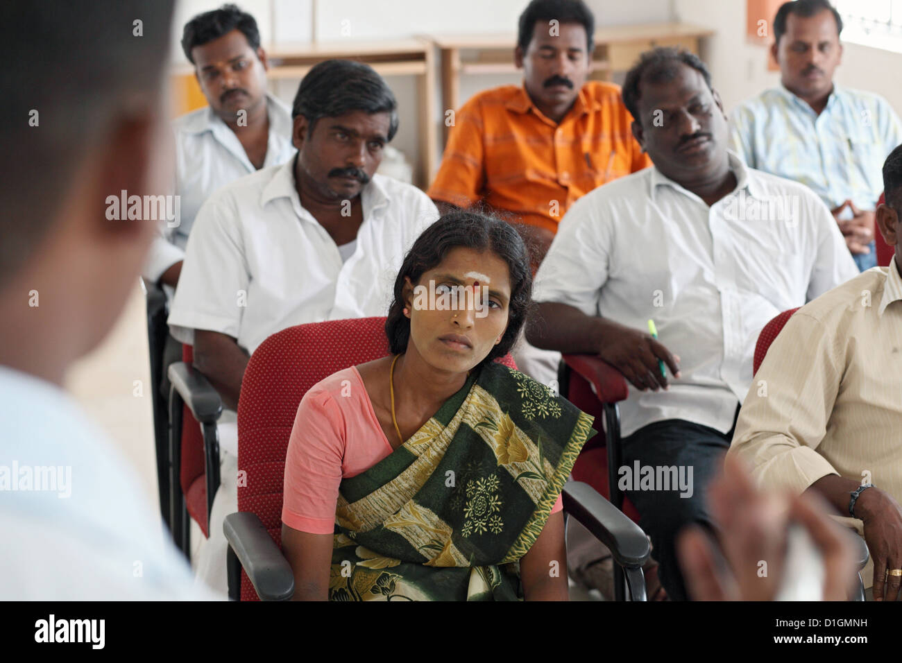 Mettupalayam, India, for training, microcredit candidates Stock Photo