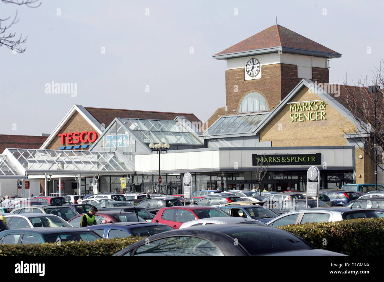 The Holmbush Centre, Shoreham, East Sussex. Marks and Spencer and Stock