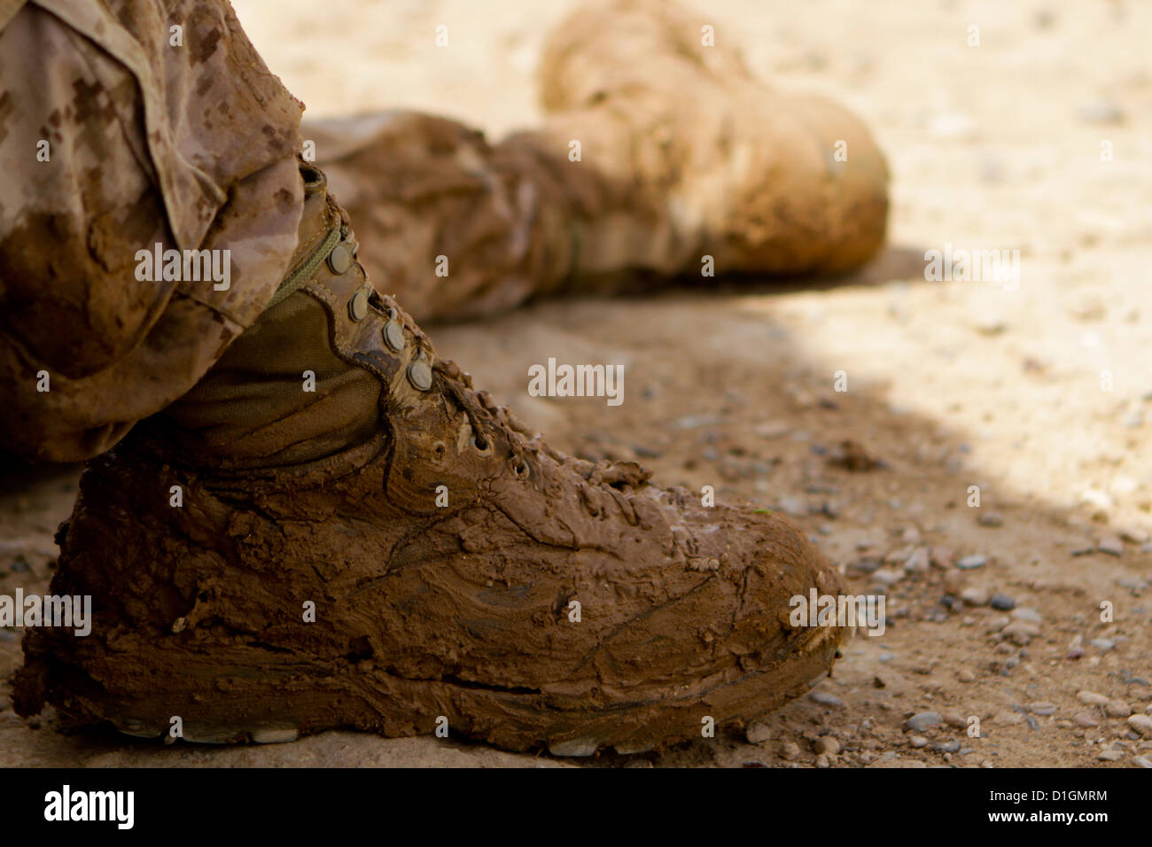 Afghan soldier boots hi-res stock photography and images - Alamy