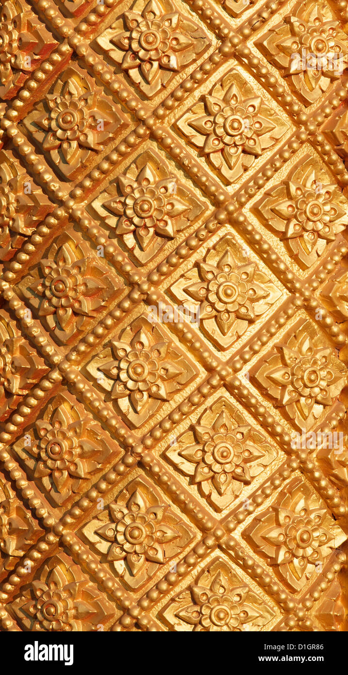 traditional Thai style art painting on temple's wall Stock Photo - Alamy