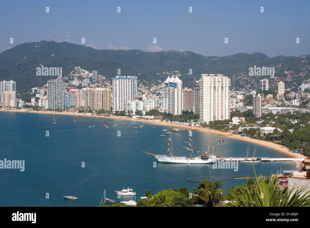 Acapulco beach front, Mexico Stock Photo Alamy
