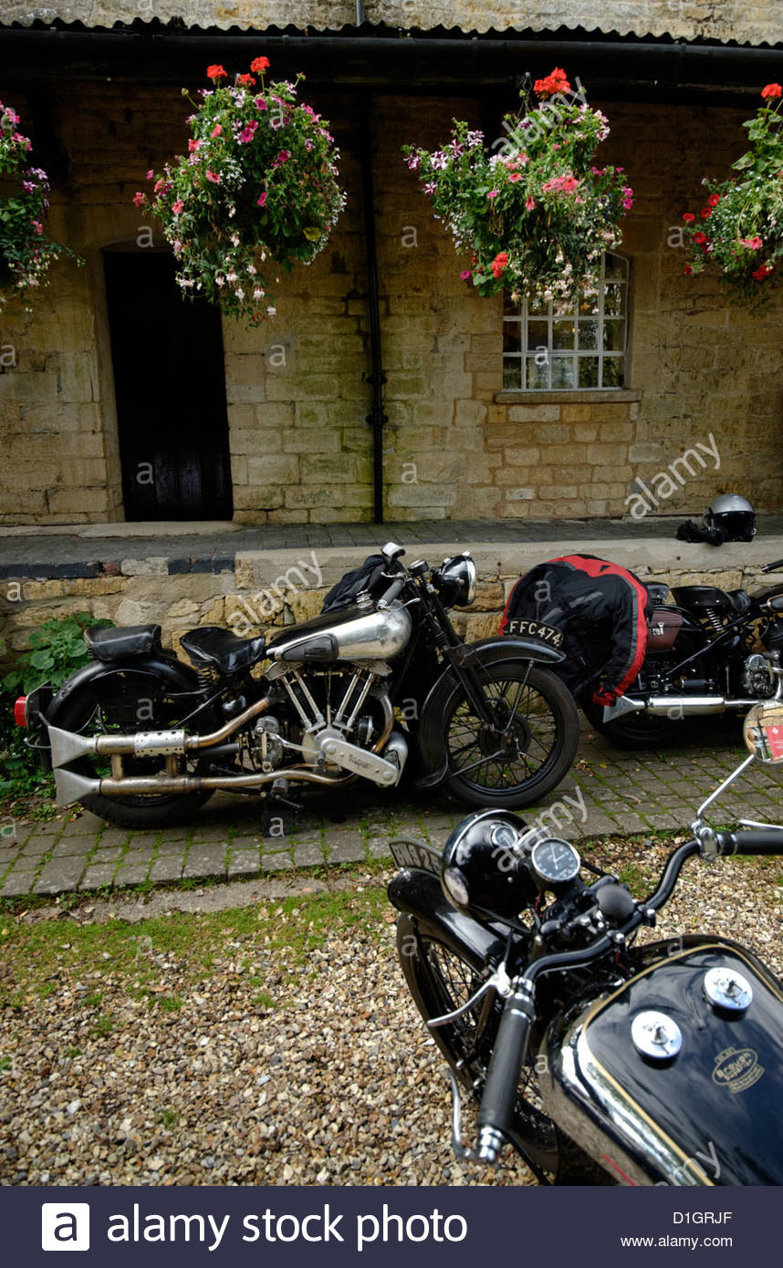 Brough Superior Motorcycles At The Cotswold Motoring Museum Stock Photo Alamy