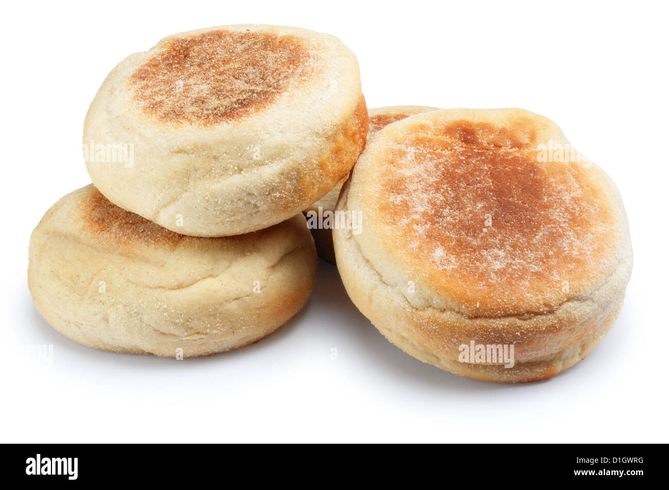 English Muffins - John Gollop Stock Photo