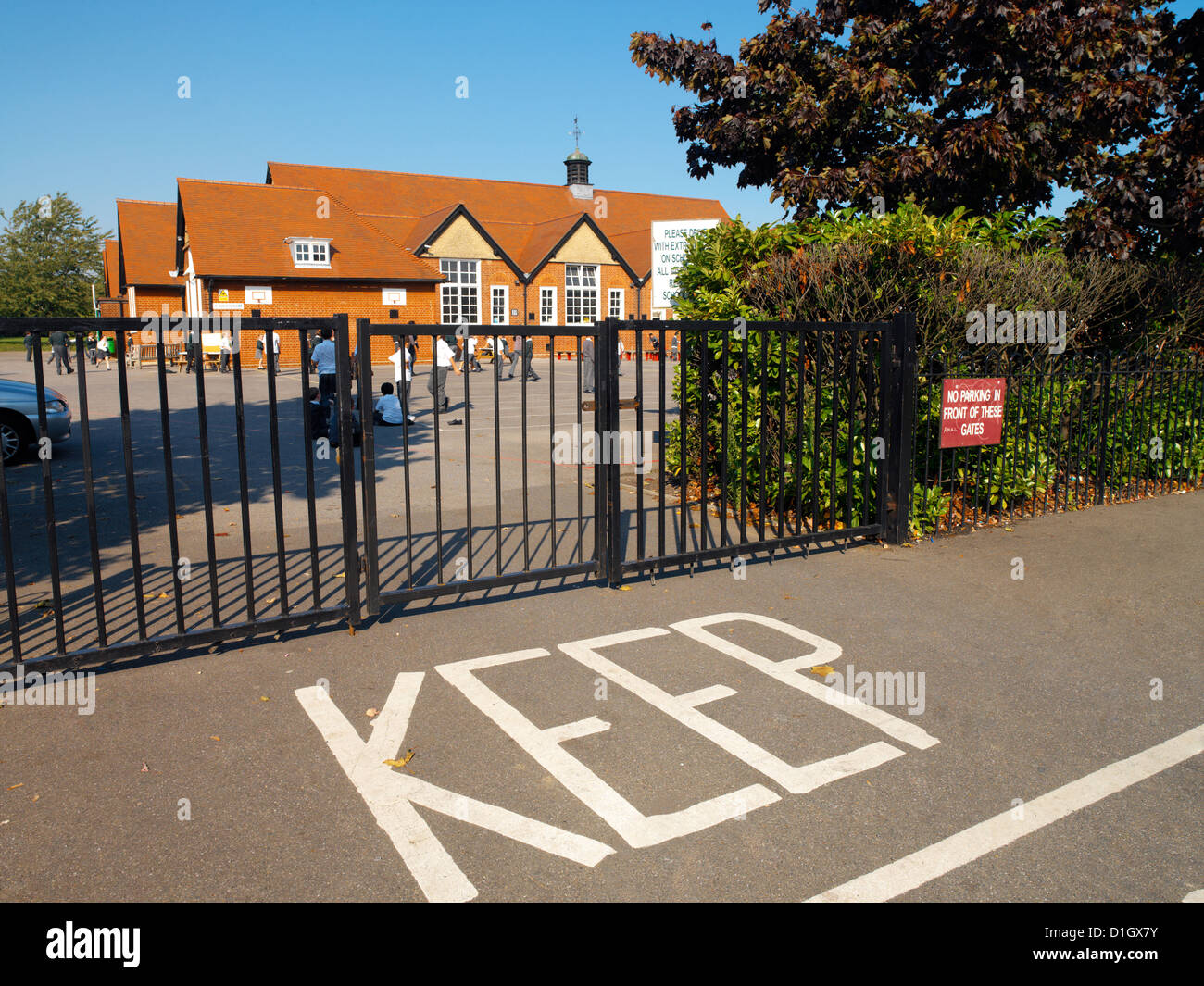 School Gate England High Resolution Stock Photography and Images Alamy