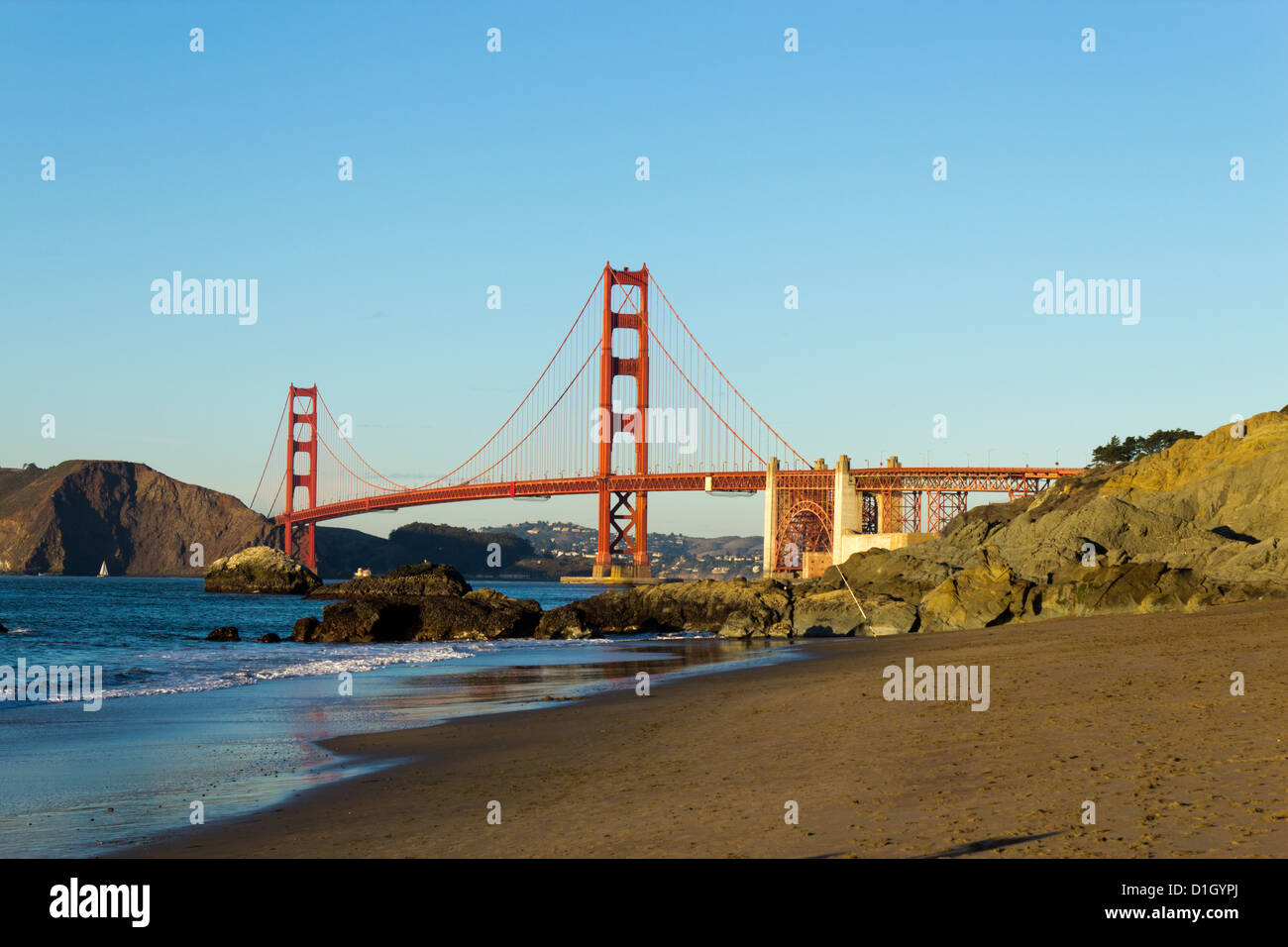 Golden Gate Bridge in San Francisco Stock Photo