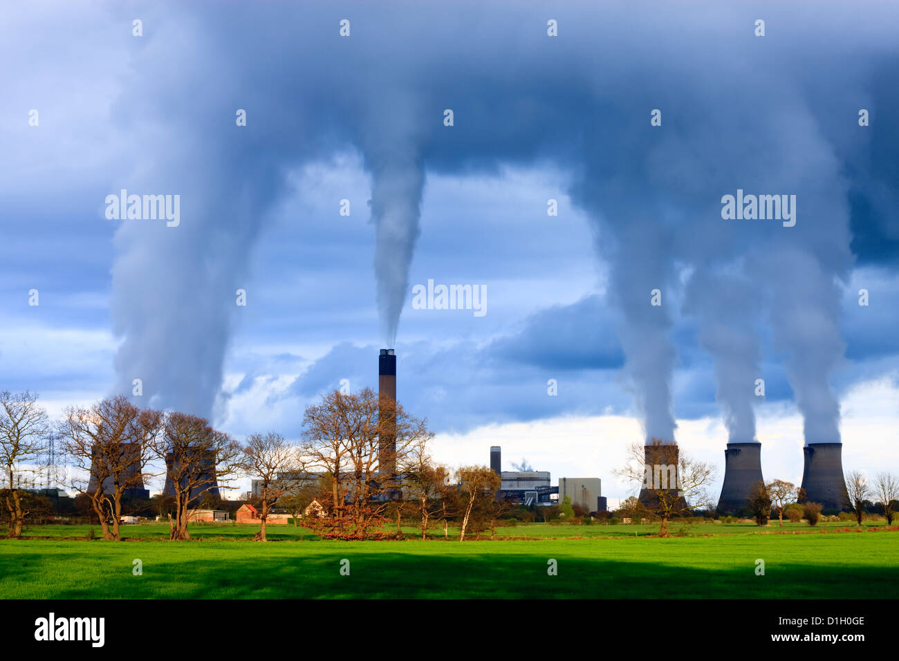 Eggborough Power Station Knottingley North Yorkshire England Stock Photo