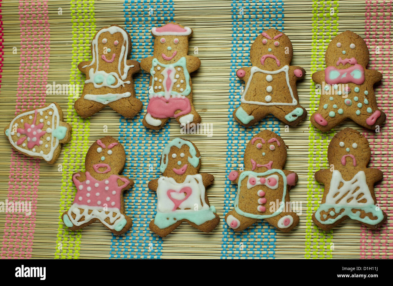 Gingerbread Man Stock Photo