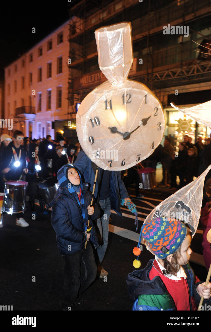 The annual Burning the Clocks took place in Brighton tonight to