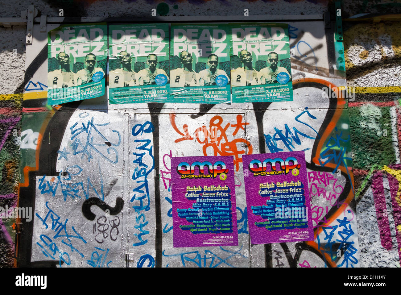 Typical Graffiti in Berlin Friedrichshain, Germany Stock Photo - Alamy
