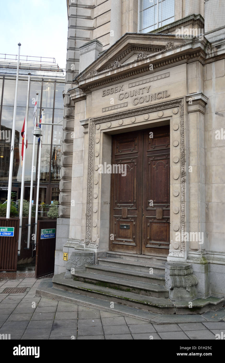 Essex County Council entrance Stock Photo Alamy