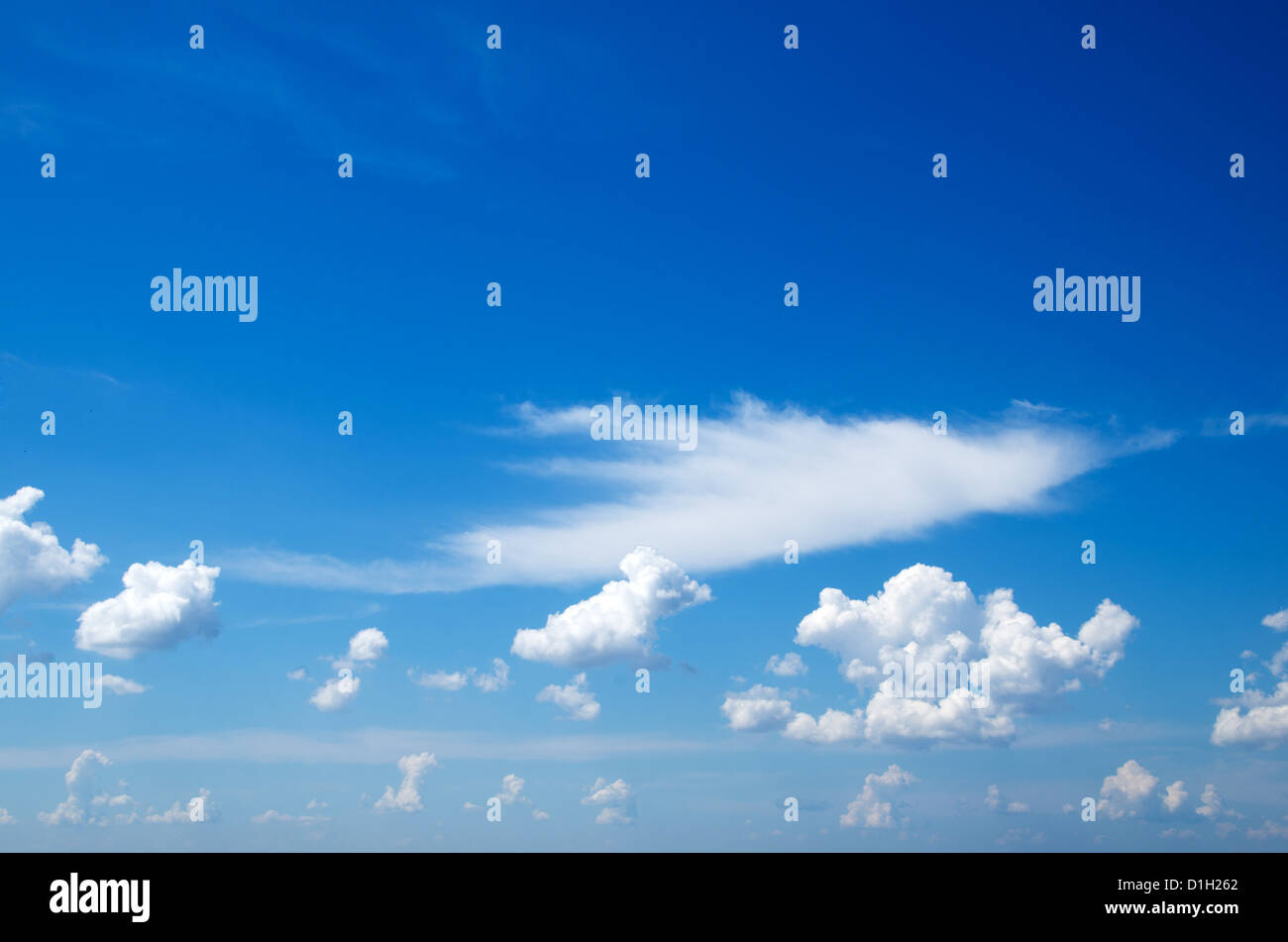 white clouds against blue sky Stock Photo - Alamy