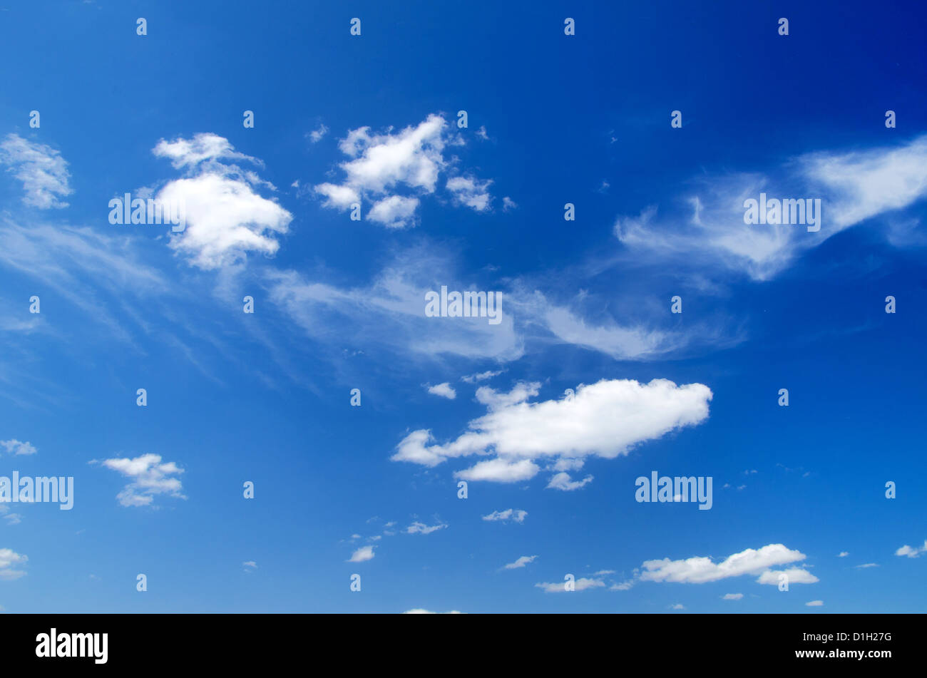 Beautiful white blue clouds hi-res stock photography and images - Alamy