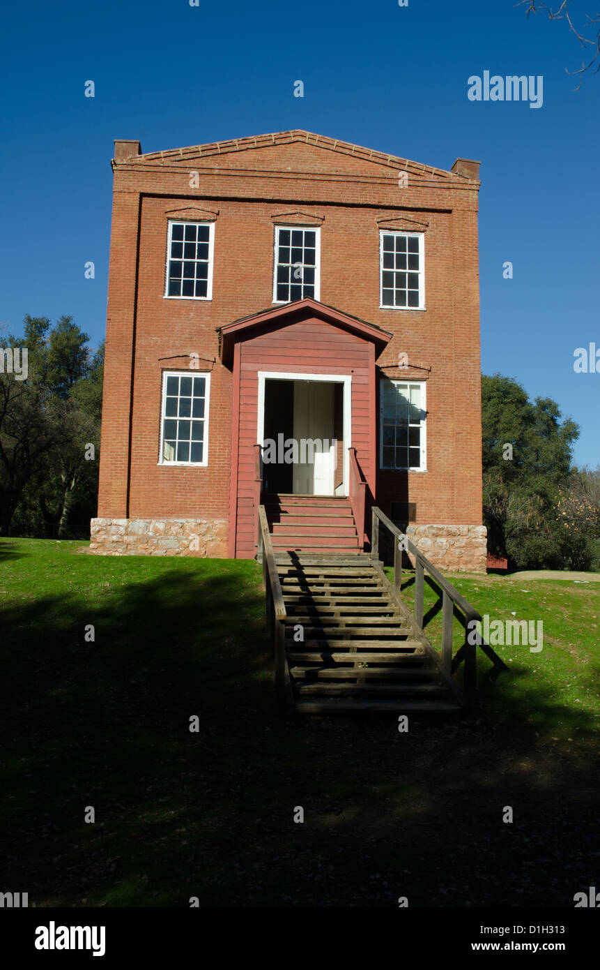 Columbia school was built in 1860 and is the oldest 2 story school in