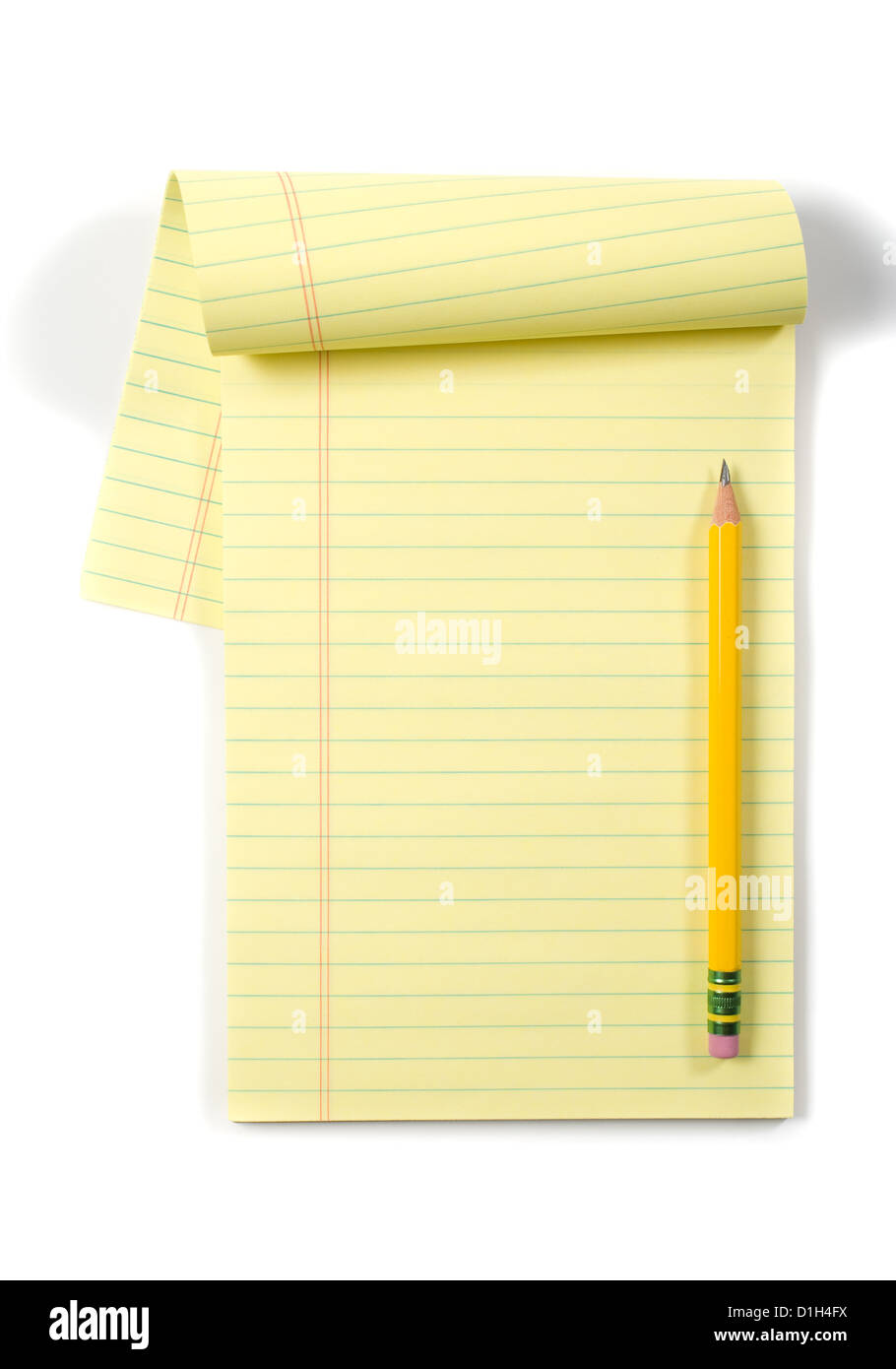 Blank legal pad on Cut Out Stock Images \u0026 Pictures - Alamy