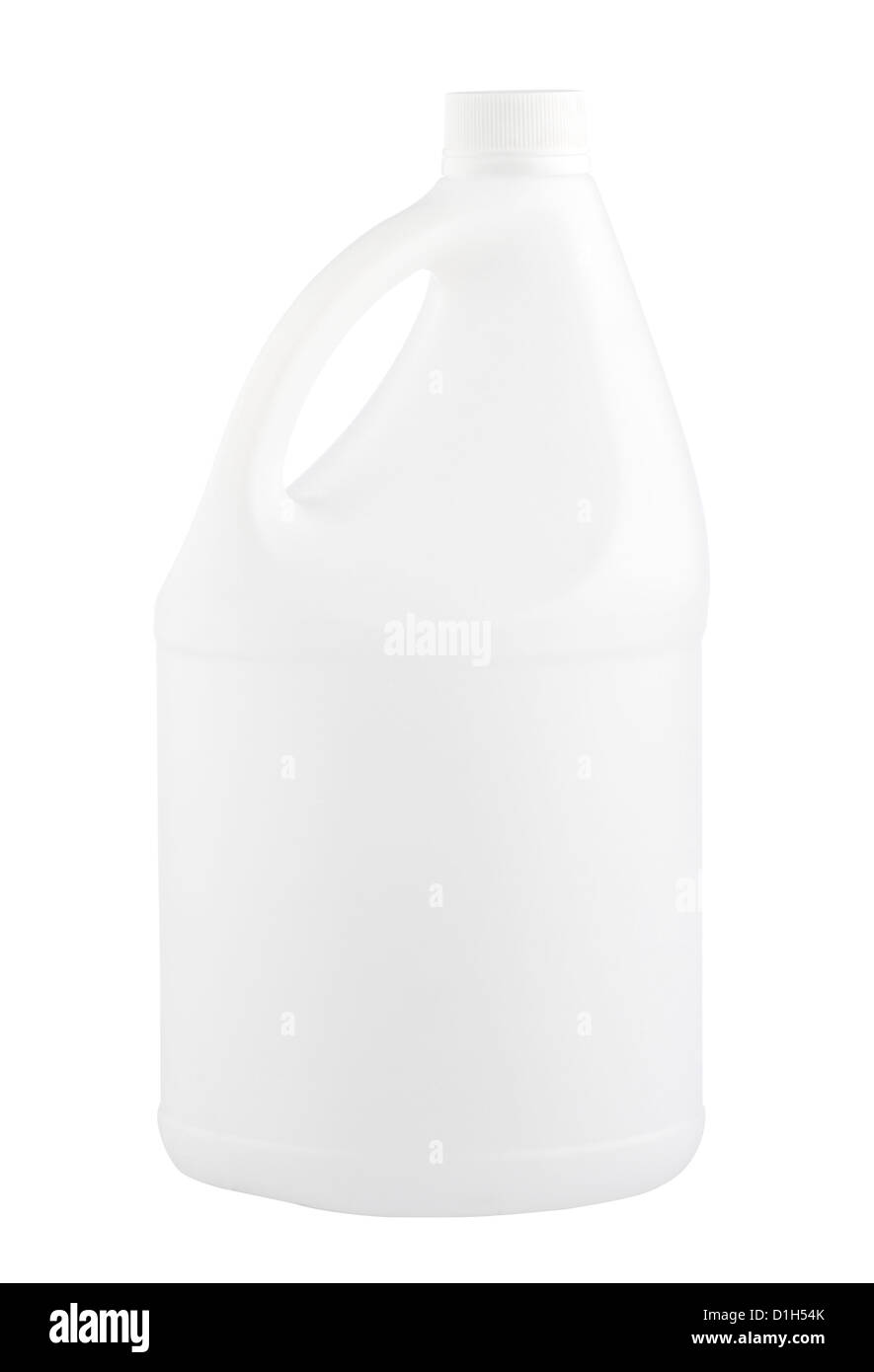 Milk or liquid container with no sign or logo Stock Photo