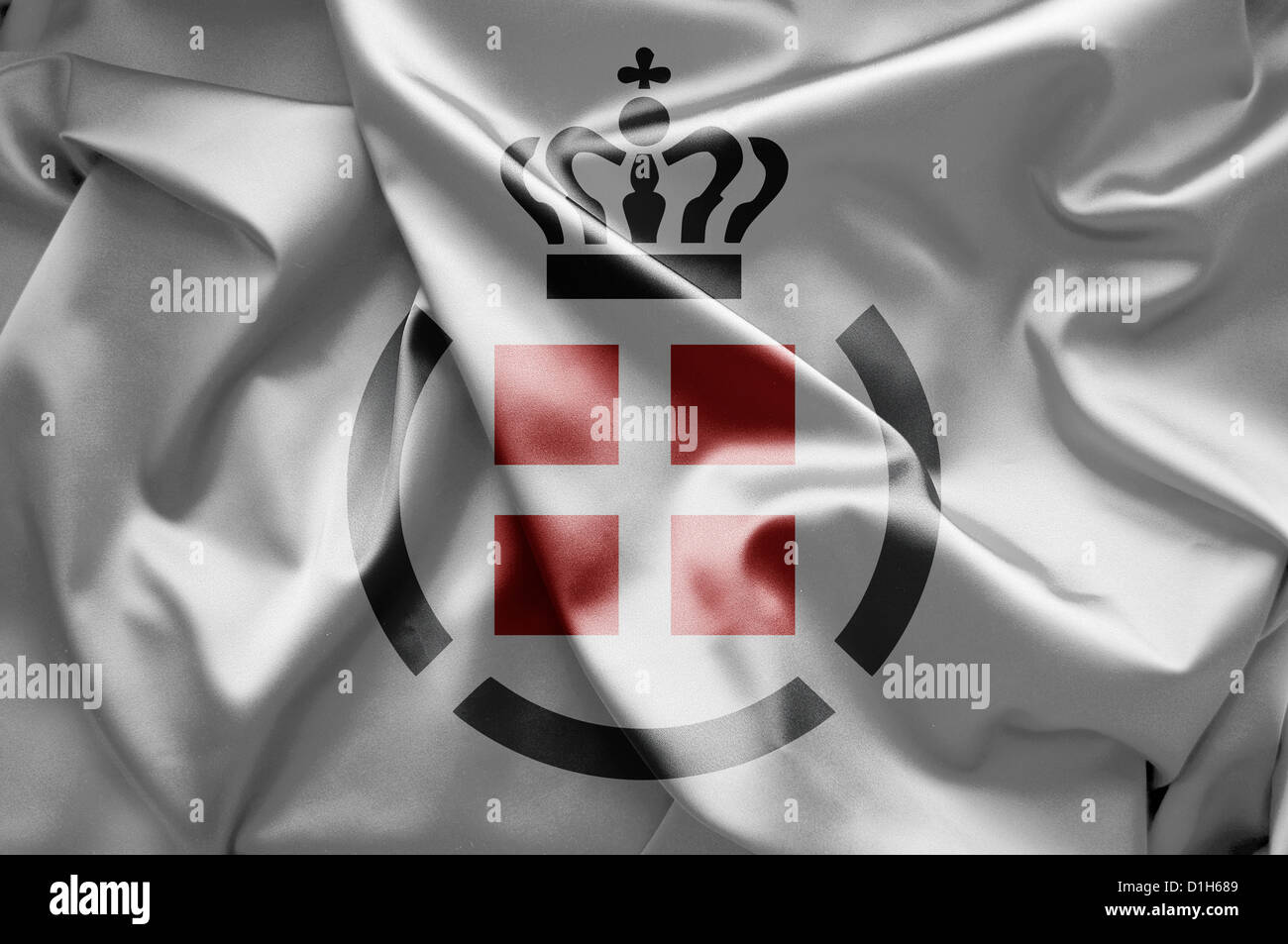 Danish Defence flag Stock Photo