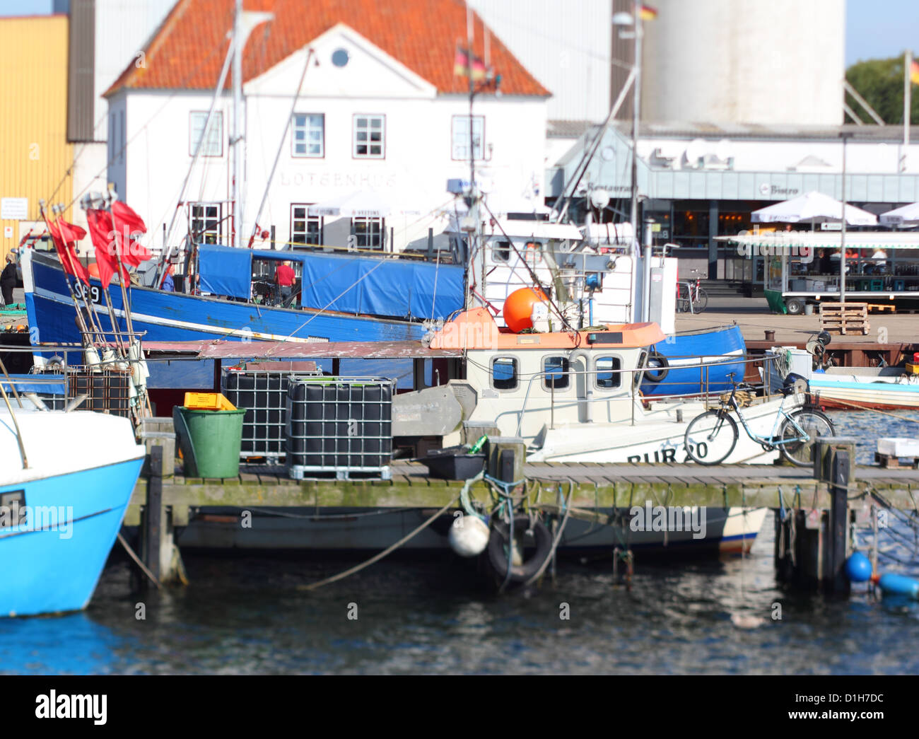 burgstaaken harbour Stock Photo