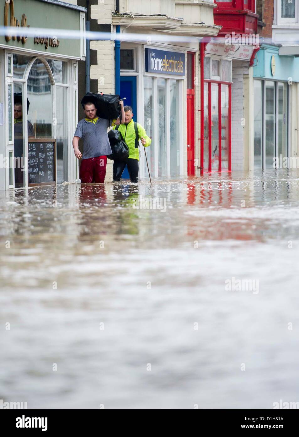 Braunton In Devon Where Flooding Has Sealed Off The Town And Brought Christmas Chaos To