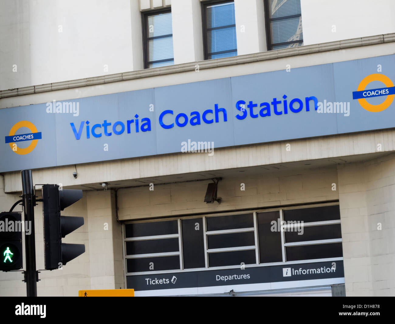 Victoria Coach Station Westminster London England Stock Photo