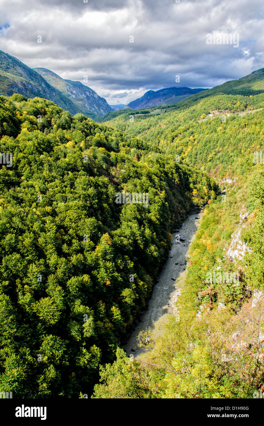 Top view to the river tara hi-res stock photography and images - Alamy