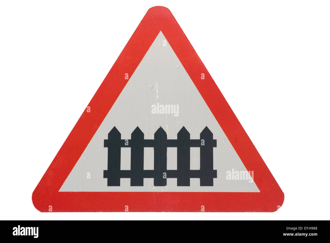 Level Crossing Road Sign Stock Photo Alamy