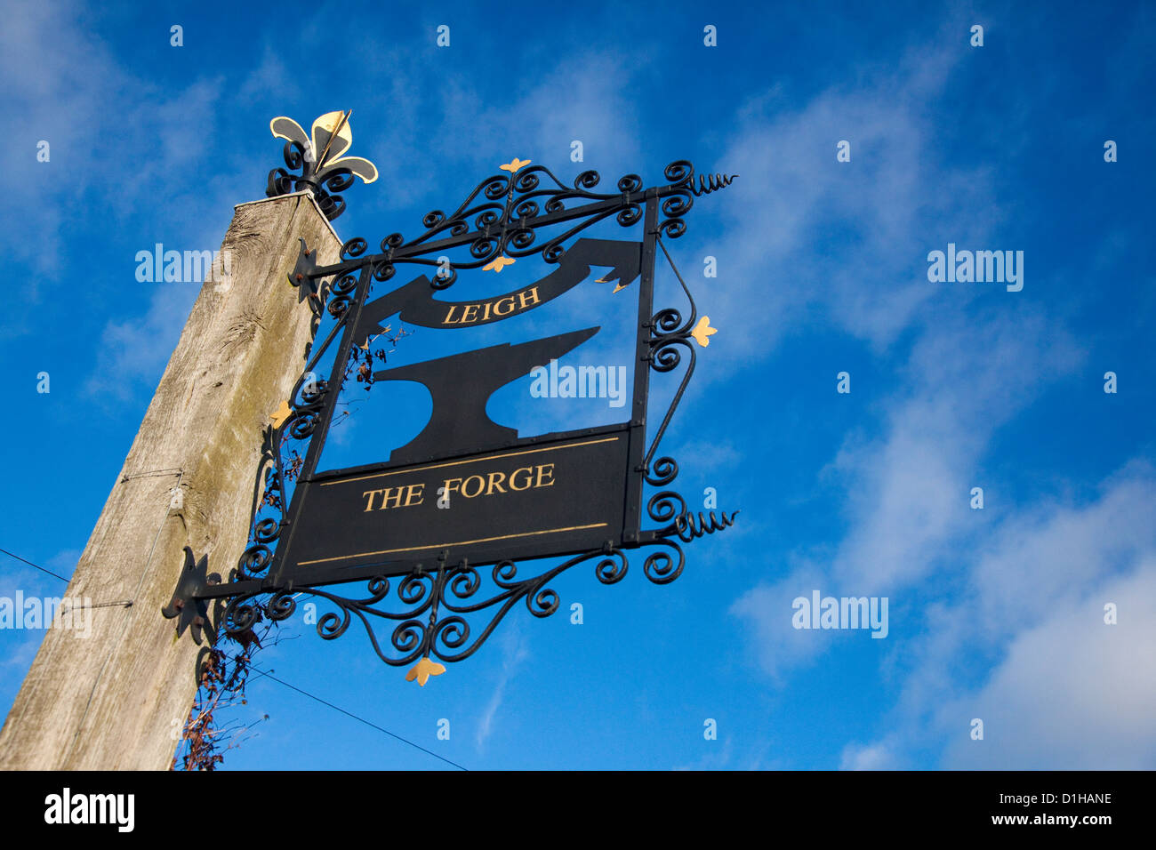 House sign, The Leigh, Kent, UK Stock Photo Alamy