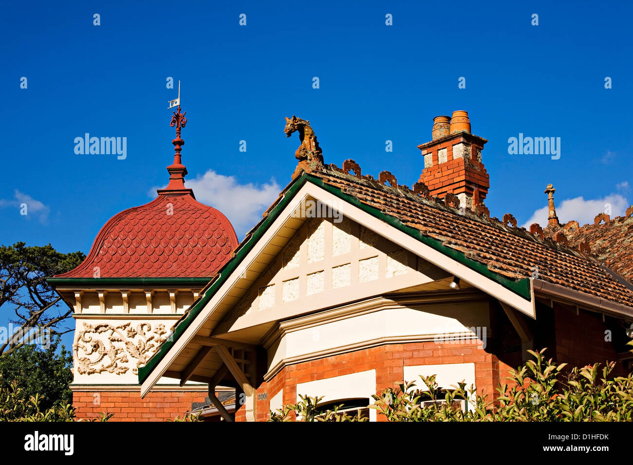 Ballarat Australia / Facade details of a grand old house in Ballarat ...