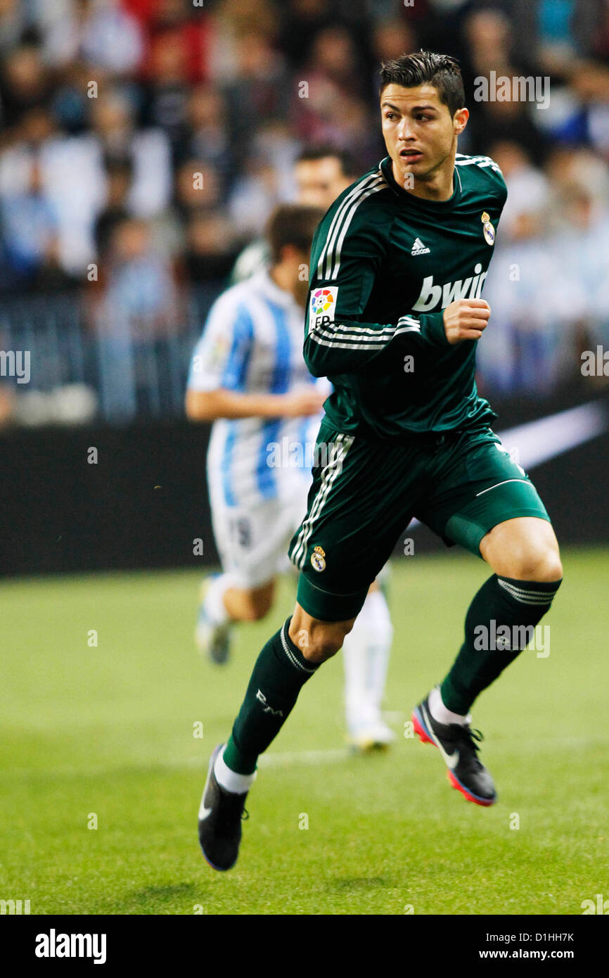 Cristiano Ronaldo Real December 22 12 Football Soccer Spanish Liga Espanola Match Between Malaga Cf 3 2 Real Madrid Cf At Estadio La Rosaleda In Malaga Spain Photo By D Nakashima Aflo Stock Photo Alamy