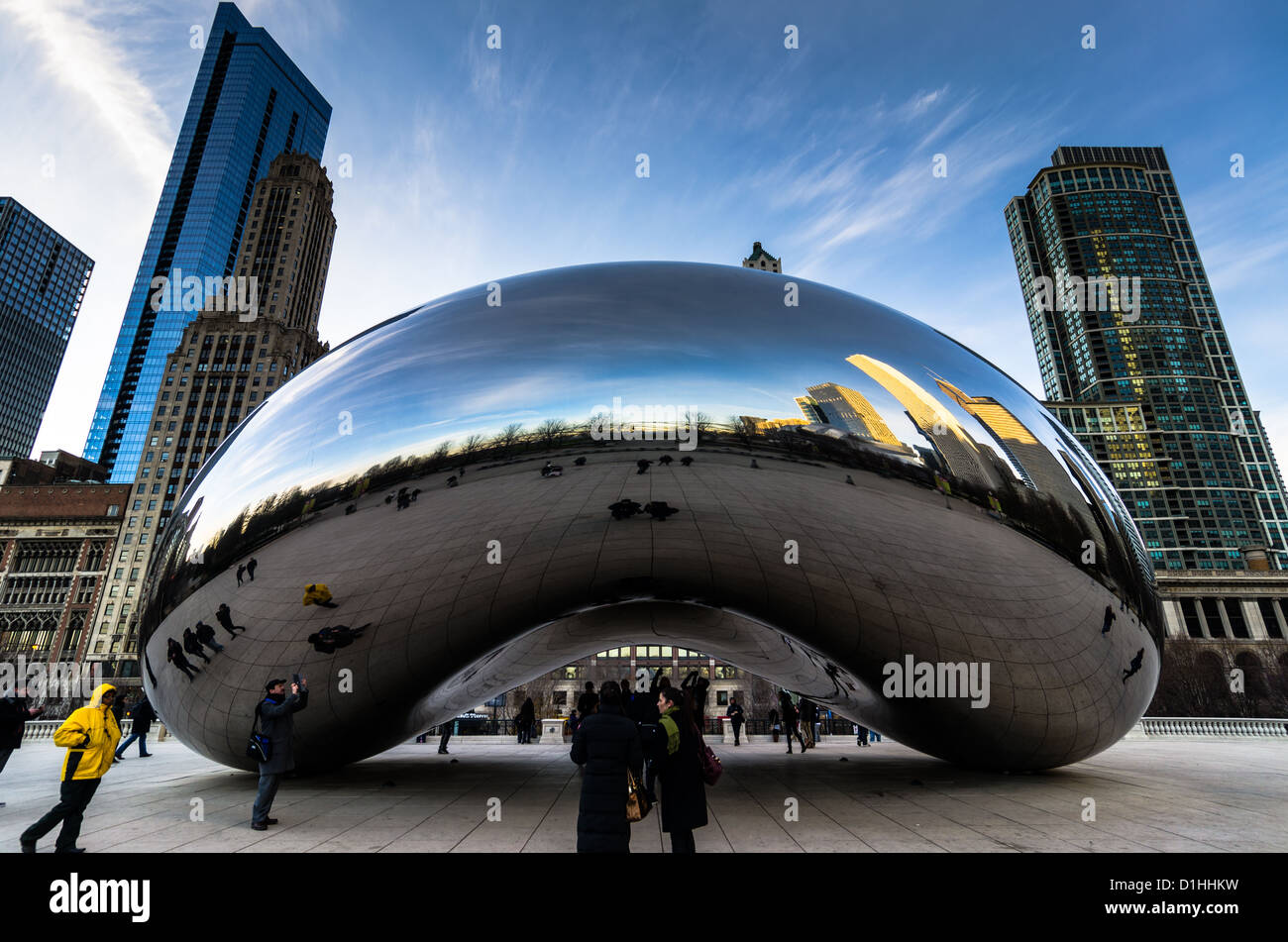 The Bean in Downtown Chicago, IL, USA Stock Photo Alamy