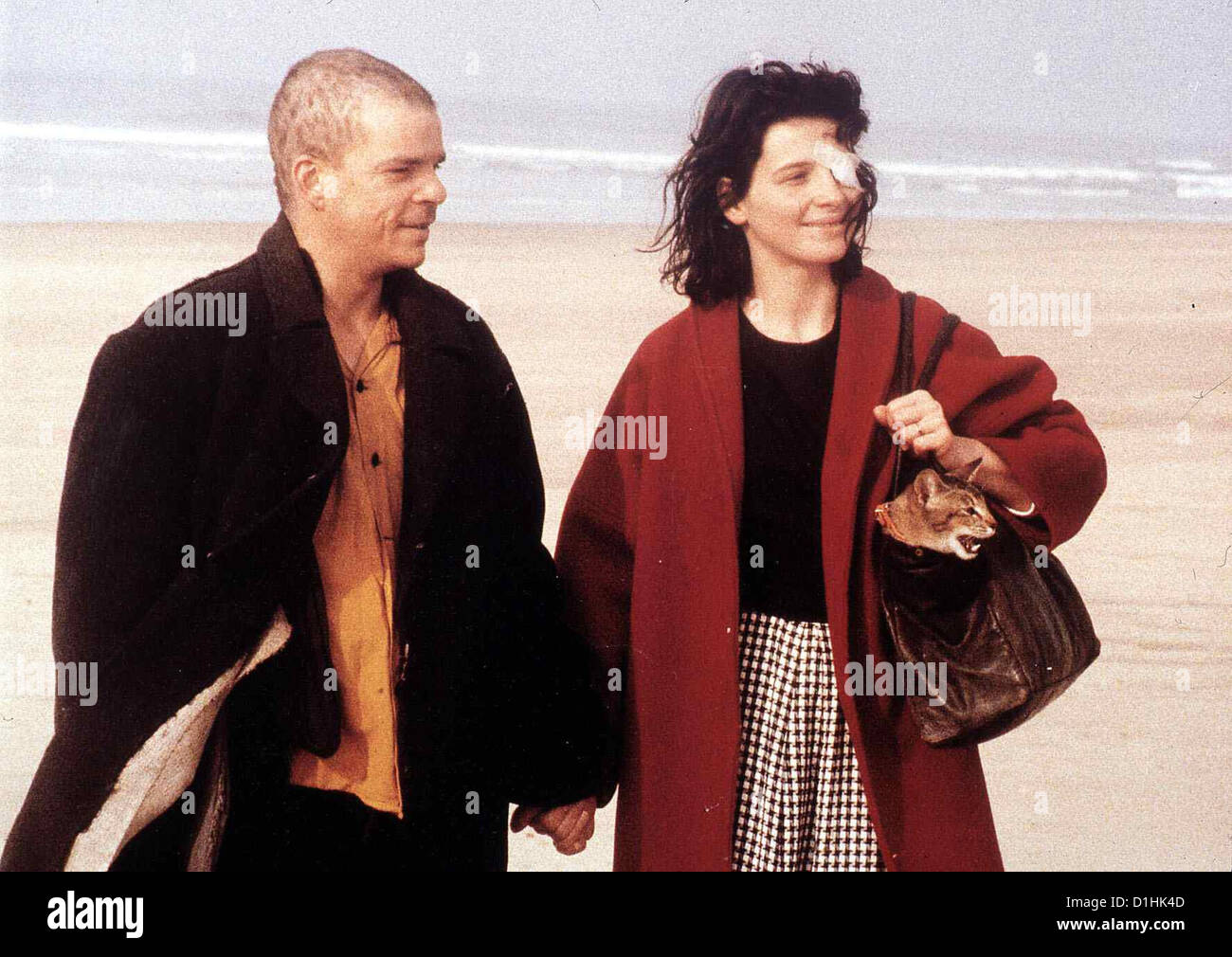 Die Liebenden Von Pont-Neuf  Amants Du Pont-Neuf, Les  Denis Lavant, Juliette Binoche Auf der Pont-Neuf, der aeltesten Bruecke Stock Photo