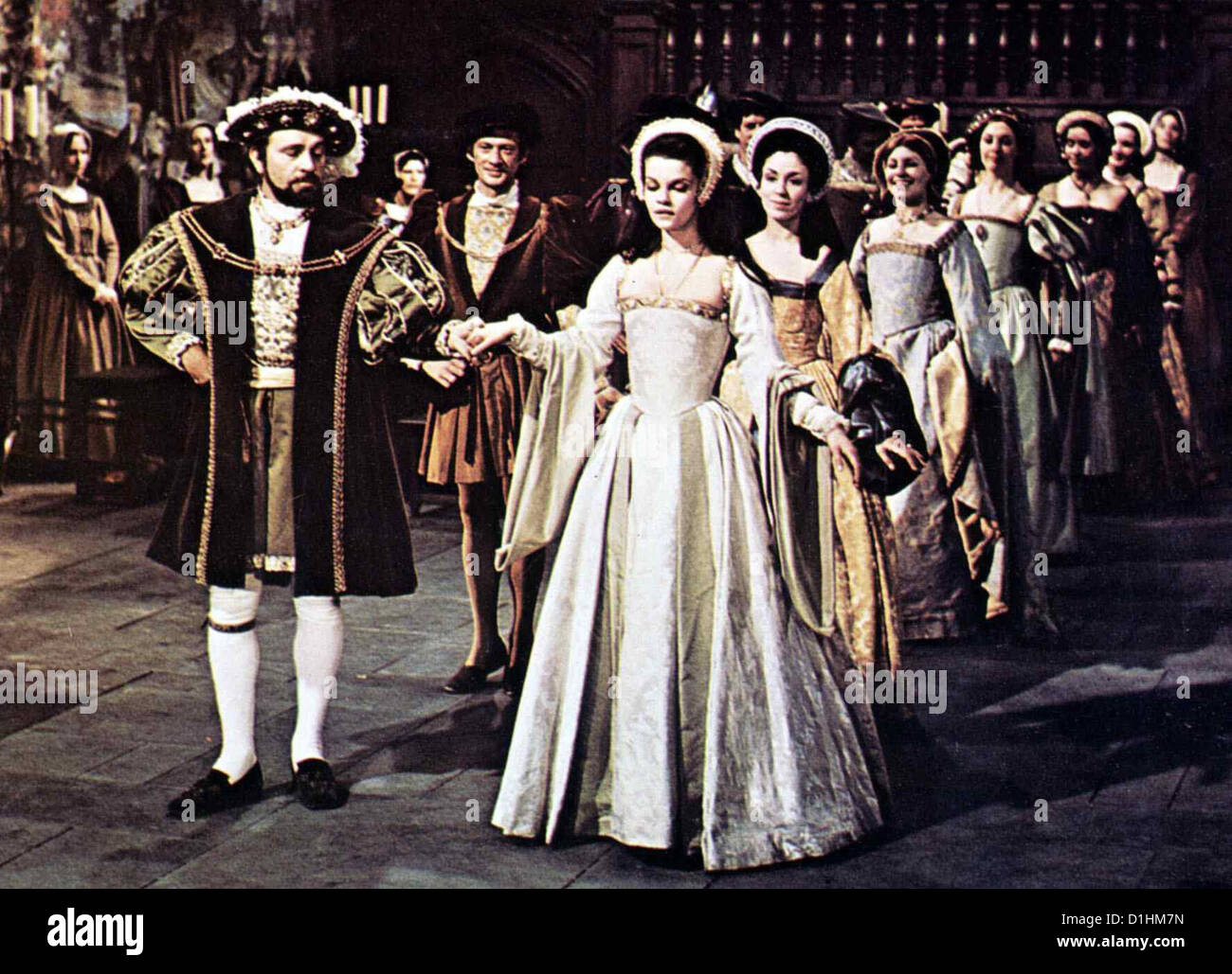 Koenigin Fuer 1000 Tage Anne Thousand Days Heinrich VIII. (Richard Burton),  Koenigin Anna (Genevieve Bujold) *** Local Stock Photo - Alamy